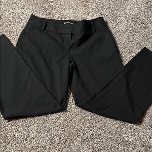 2/$12 Express Editor Black Dress Pants Ankle Cropped Pants